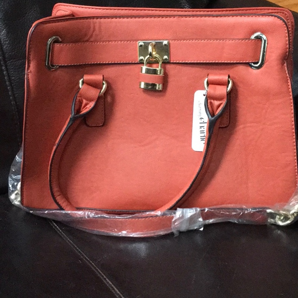 Charming Carlie Large Orange Handbag -Bag - Purse